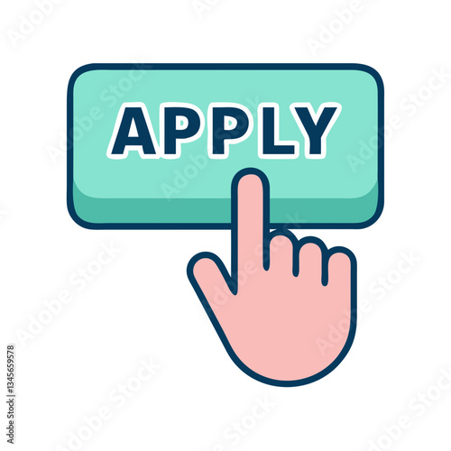 Apply Button Click Icon