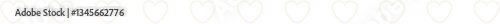 Aesthetic Coquette Cute Heart Pearl Border