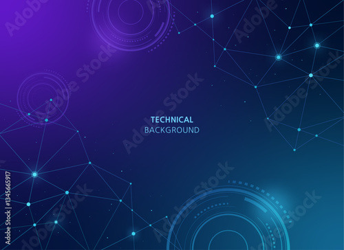 Digital technology background_디지털 기술 배경