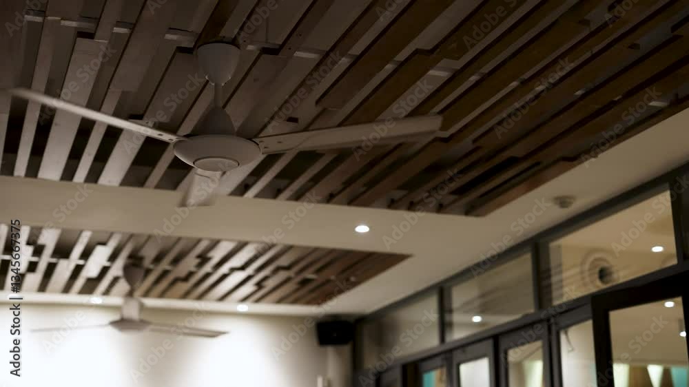 Ceiling Fan in Modern Interior Ceiling Fan in Modern Interior