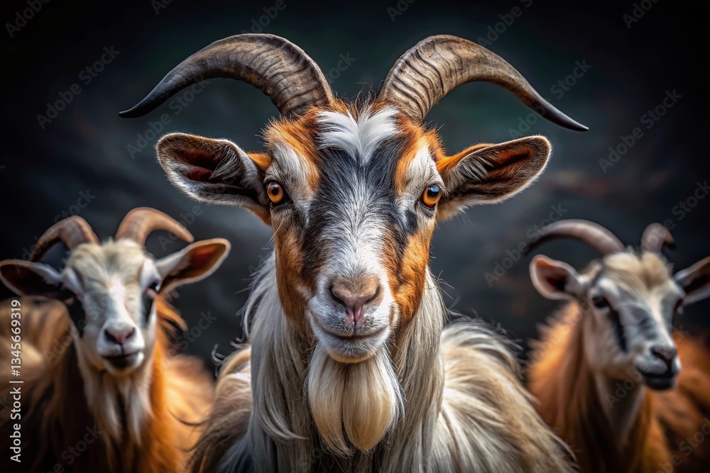Majestic Goats in Low Light: A Stunning Collection of Breed Portraits Majestic Goats in Low Light: A Stunning Collection of Breed Portraits
