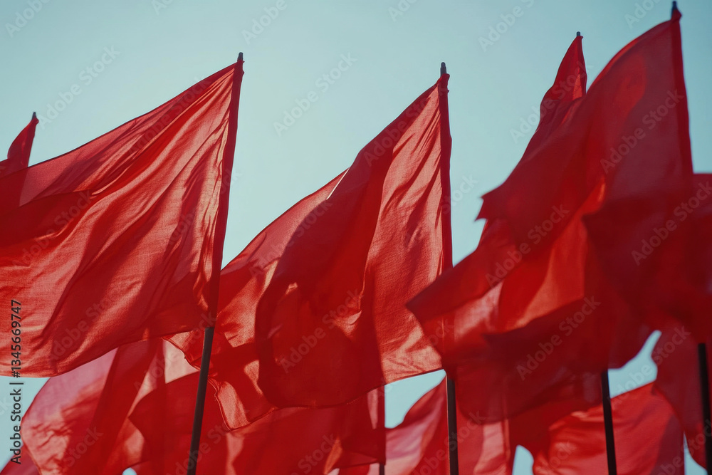 Red flags blowing in the wind Red flags blowing in the wind