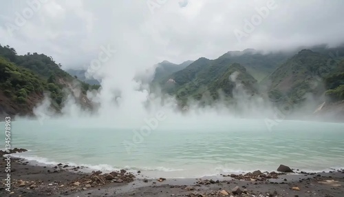 Dominica Boiling Lake Volcanic