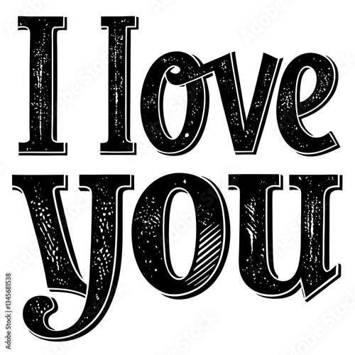 i love you vector 