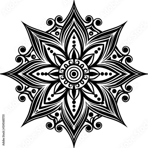 abstract floral ornament