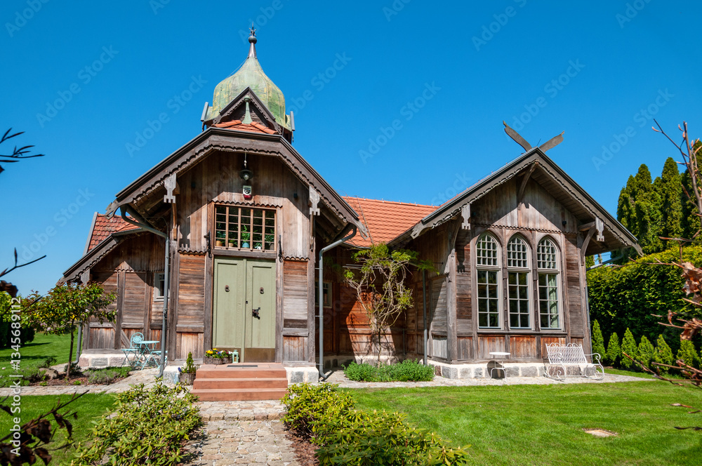 Kaiser Wilhelm Station in Gumniska Małe, Warmian-Masurian Voivodeship, Poland