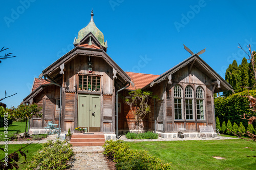 Obraz na płótnie Kaiser Wilhelm Station in Gumniska Małe, Warmian-Masurian Voivodeship, Poland
w salonie