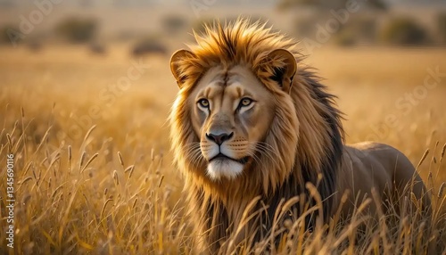 Kenyan Safari Majestic Lion