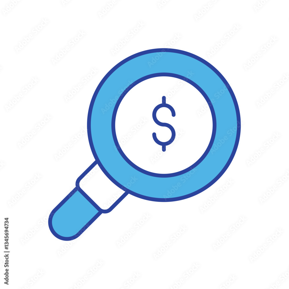 Search icon isolated on a white background. Vector illustration. Search icon isolated on a white background. Vector illustration.