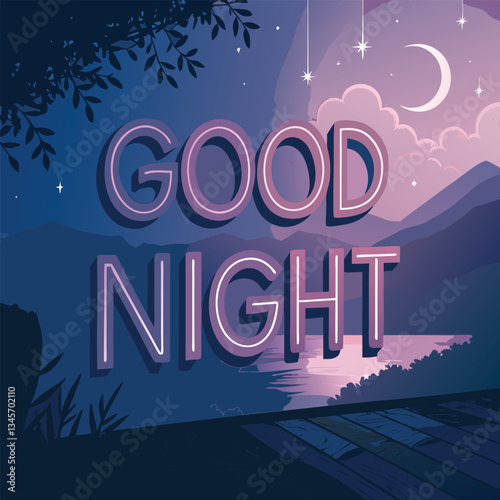 good night. night good, text