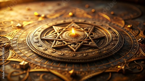 Mystical Alchemy Symbols: High-Detail Macro Photography of Ancient  Esoteric Symbols