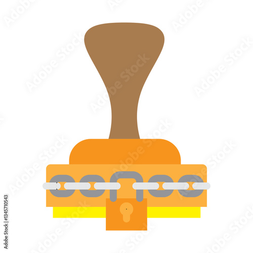 Confidential Stamp Vector Flat Icon Design