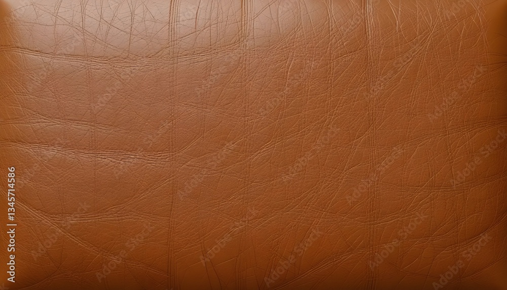 Fototapeta premium Elegant Tan Leather Texture with a Smooth and Sophisticated Finish