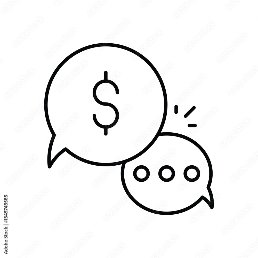 Conversation icon isolated on a white background. Vector illustration. Conversation icon isolated on a white background. Vector illustration.