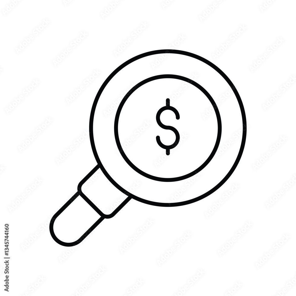 Search icon isolated on a white background. Vector illustration. Search icon isolated on a white background. Vector illustration.