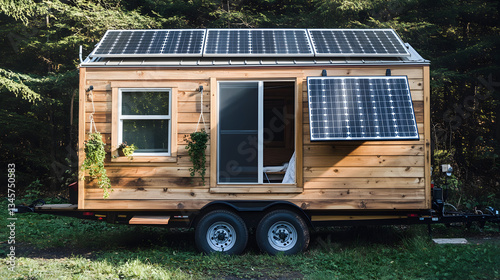 An easy-to-follow tutorial for placing mini solar panels on a tiny home or mobile home to generate off-grid energy for everyday use.