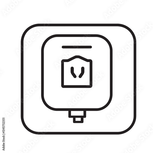 Wall Electrical Outlet Drawing