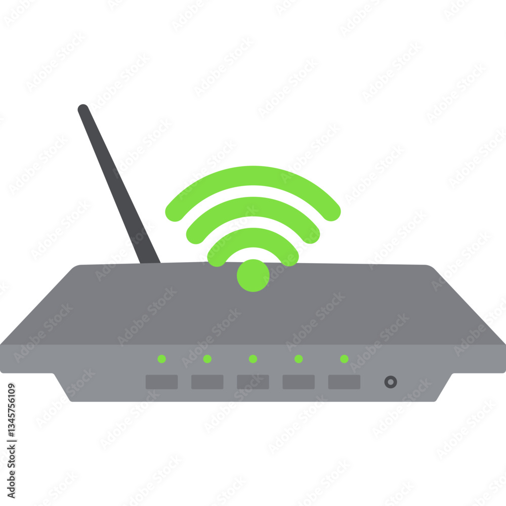 Wifi Router Illustration Wifi Router Illustration