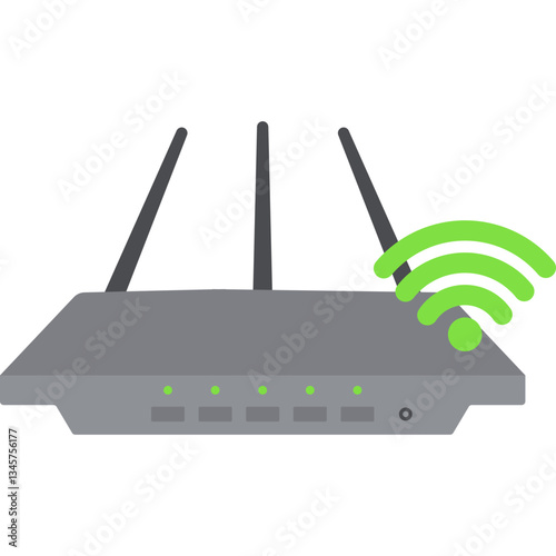 Wifi Router Illustration