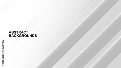 Simple modern white grey abstract background