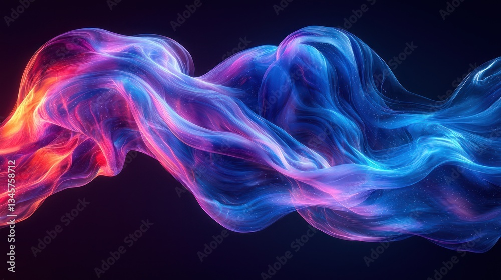 Abstract dynamic flowing forms Abstract dynamic flowing forms