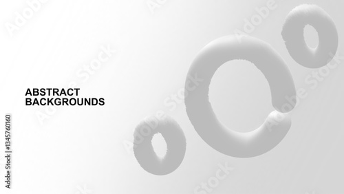 Simple modern white grey abstract background