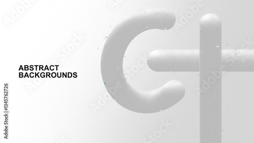 Simple modern white grey abstract background