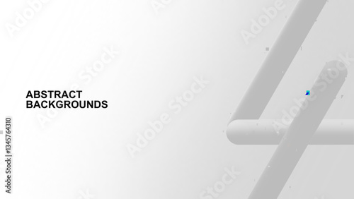 Simple modern white grey abstract background