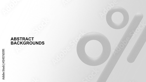 Simple modern white grey abstract background