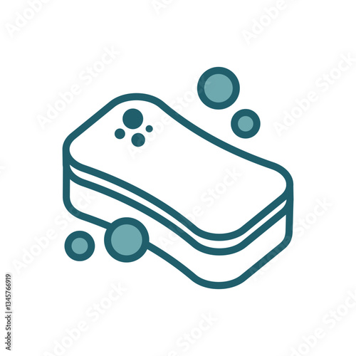 sponge icon vector design template simple and clean