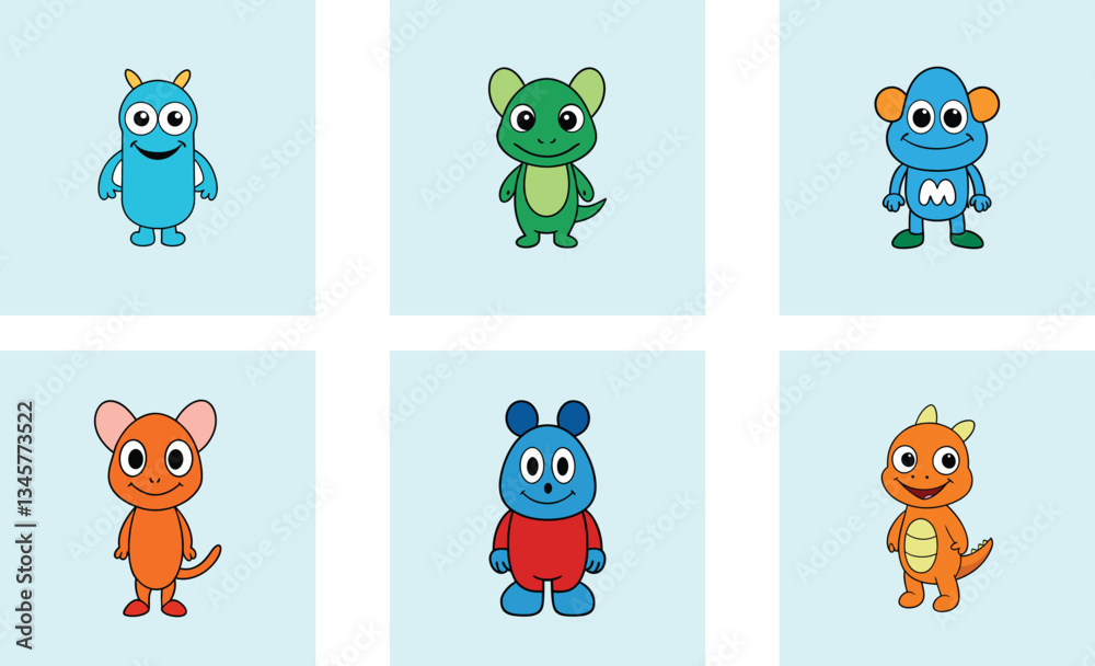 Obraz premium Cute mamoncillo cartoon vector