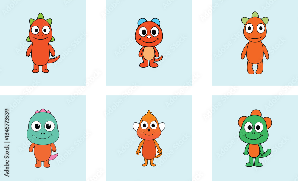 Obraz premium Cute mamoncillo cartoon vector