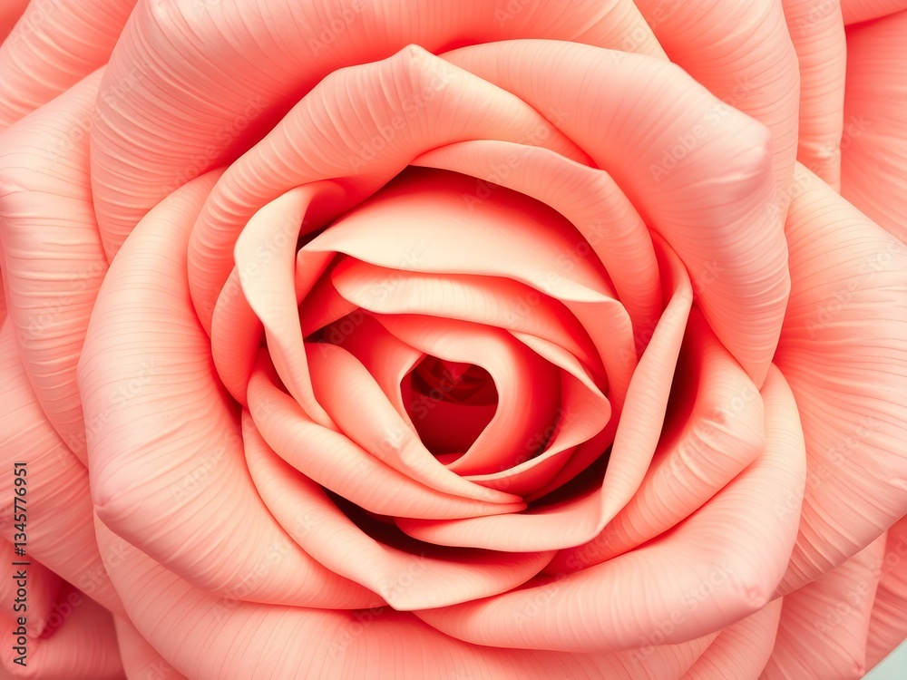 top-down view of a rose petal arrangement top-down view of a rose petal arrangement