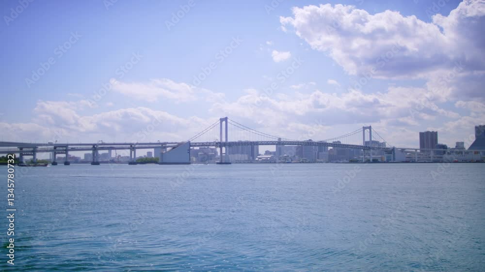 sea, bridge, bayside, urban, building, blue sky sea, bridge, bayside, urban, building, blue sky