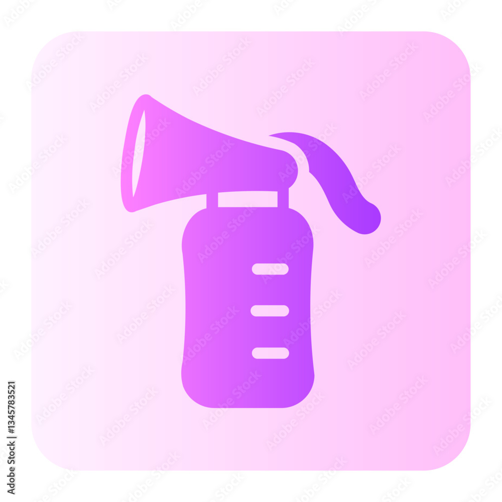 breast pump gradient icon breast pump gradient icon
