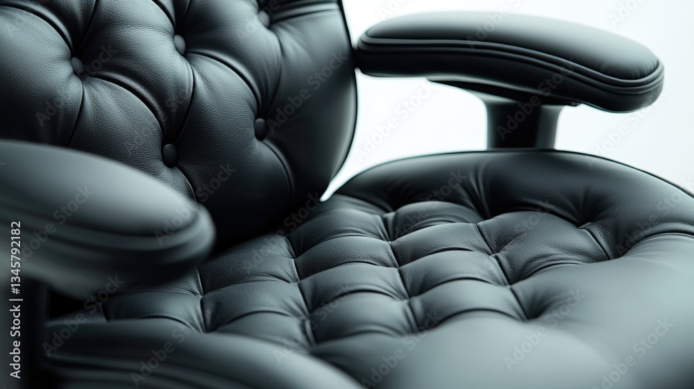 Obraz premium Adjustable padded armrests with smooth PU leather for enhanced comfort and support