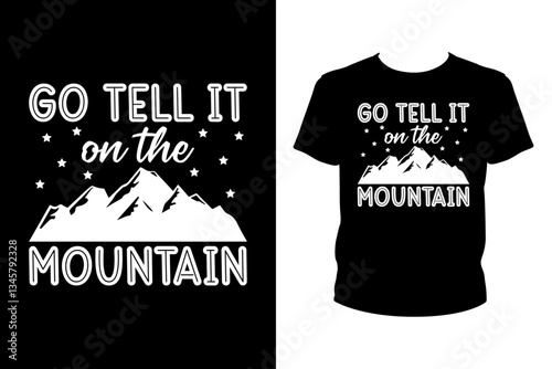 Go tell it on the mountain - Art files for Cricut and Silhouette. You can edit them with Adobe Illustrator.