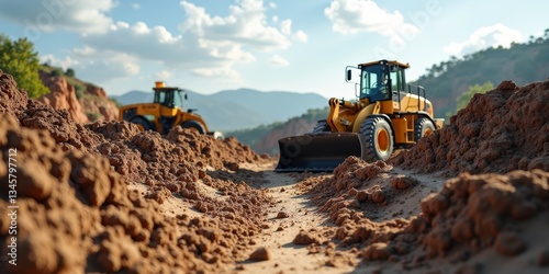 Heavy machinery for construction and excavation