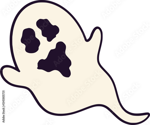 Halloween Ghost Illustration