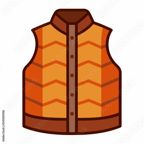quilted vest with lightweight padding