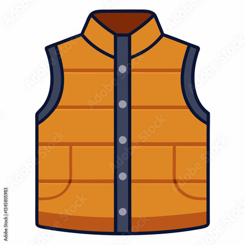 quilted vest with lightweight padding