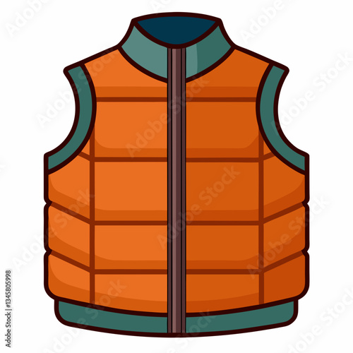 quilted vest with lightweight padding
