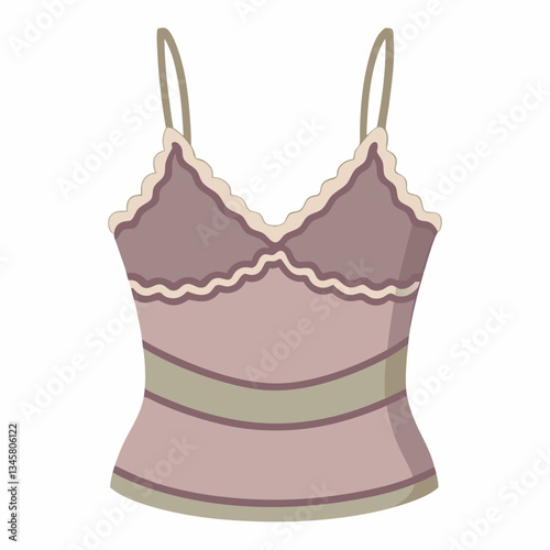 lace trimmed camisole with delicate straps