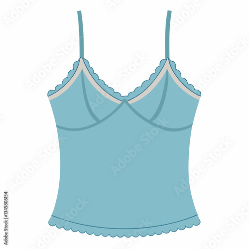 lace trimmed camisole with delicate straps