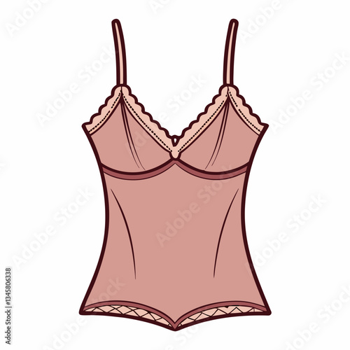 lace trimmed camisole with delicate straps