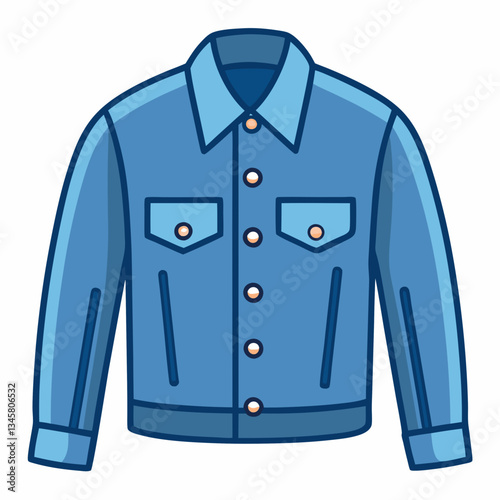 classic denim jacket with button details