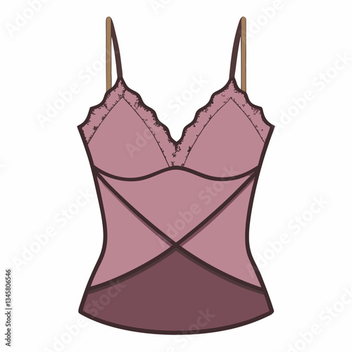 lace trimmed camisole with delicate straps