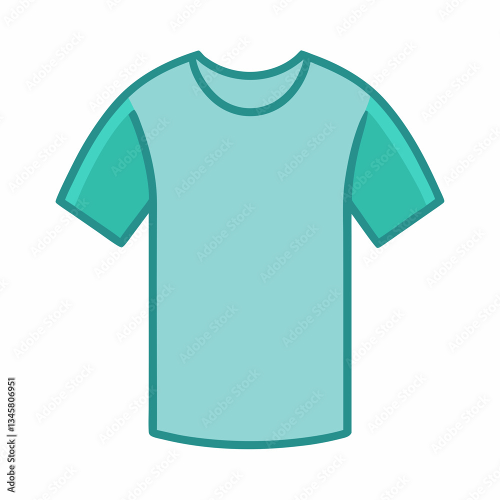 soft cotton t shirt with a round neckline soft cotton t shirt with a round neckline