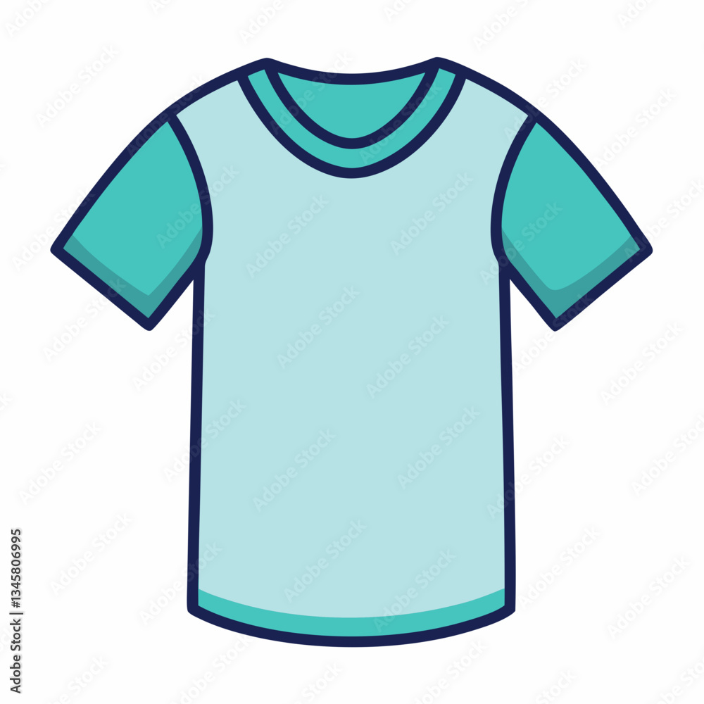 soft cotton t shirt with a round neckline soft cotton t shirt with a round neckline