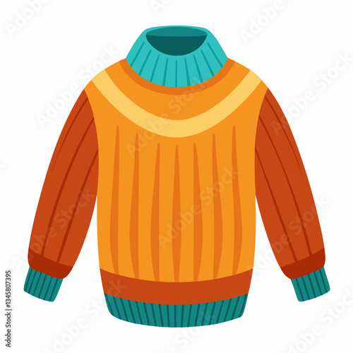 cozy knit sweater with ribbed cuffs  